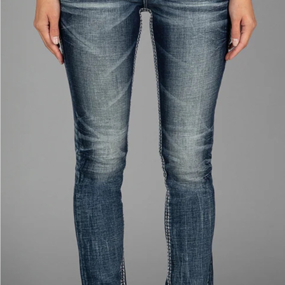 Rock Revival Dark Wash Skinny Jeans